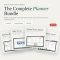 Complete Planner Bundle: Budget Planner, Debt Payoff Planner, Habit Tracker and Small Business Tracker spreadsheets